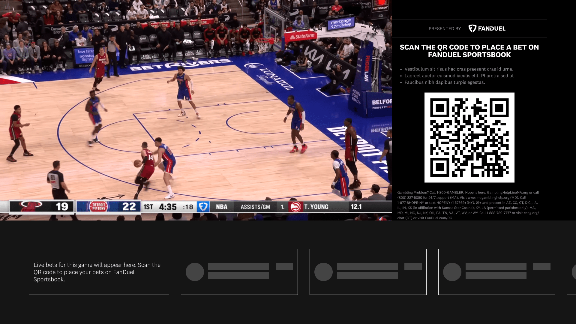 account linked no bets placed